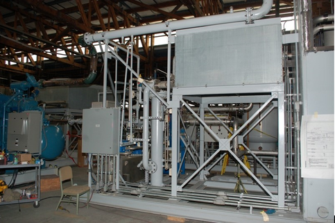 Dryer skid and adsorber skid equipment