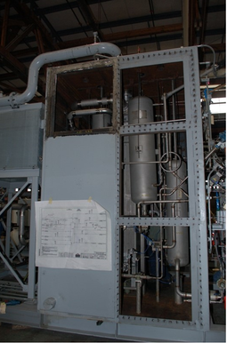 Turbo expander skid piping